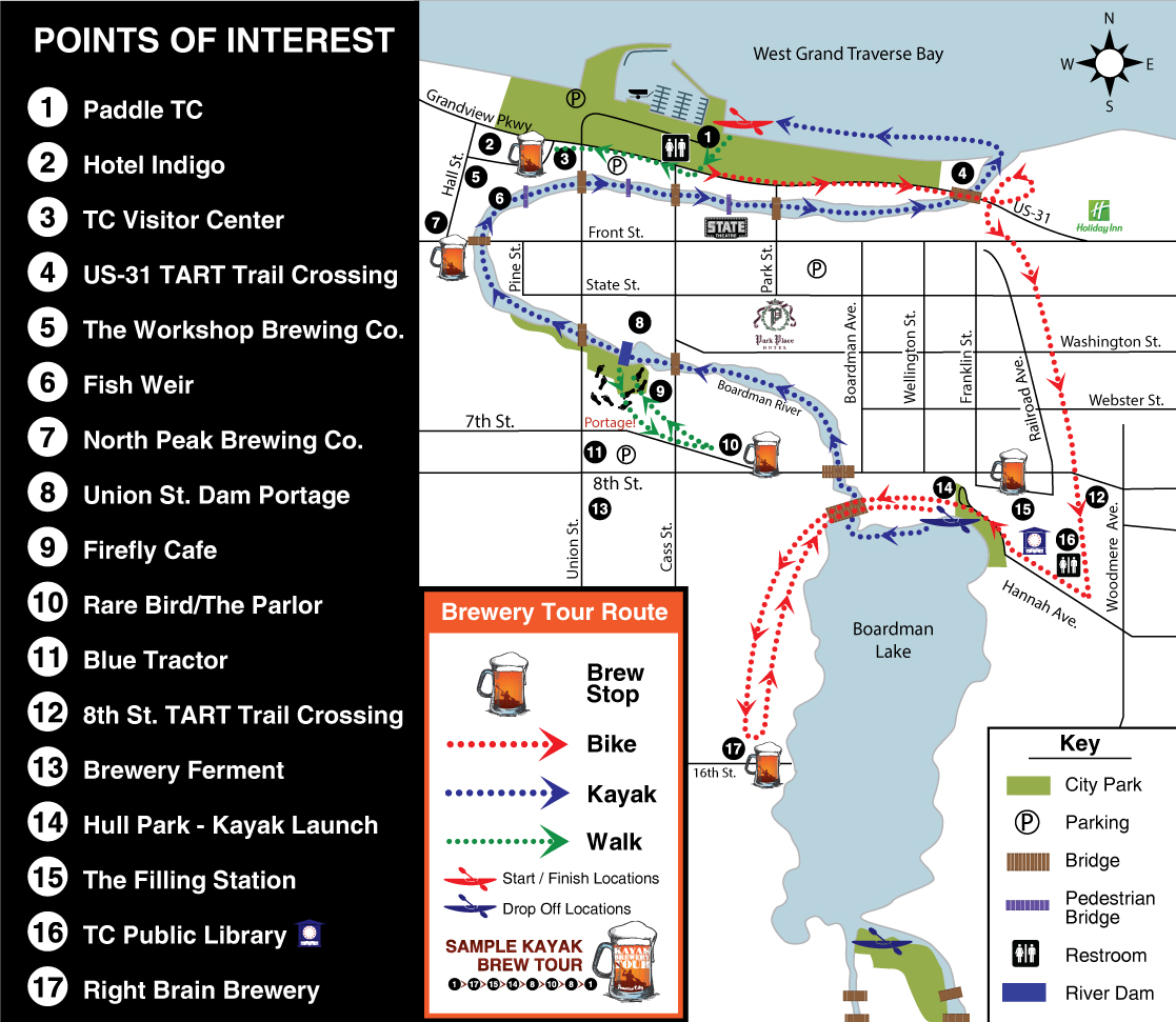 brew tours traverse city